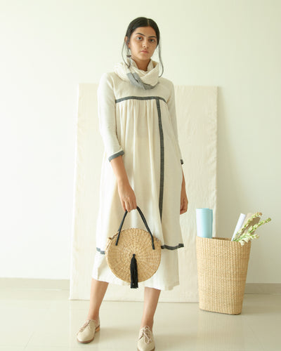 Ivory Organic Cotton Selvedge Dress