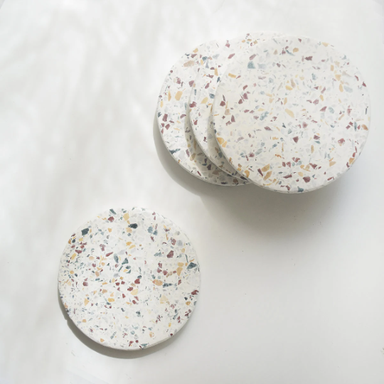 Load image into Gallery viewer, Terrazzo Coaster Set of 4