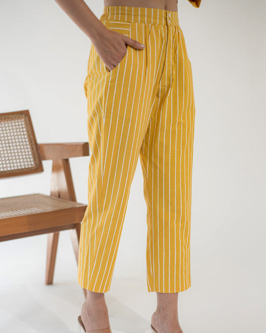 Yellow Pegged Pants