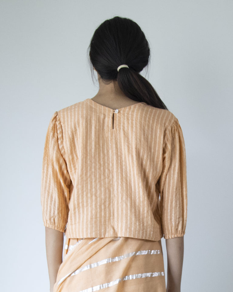 Load image into Gallery viewer, Melon Stripe Blouse
