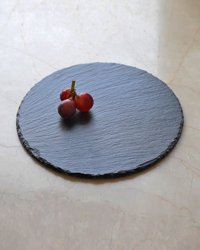 Natural Slate Round Platter