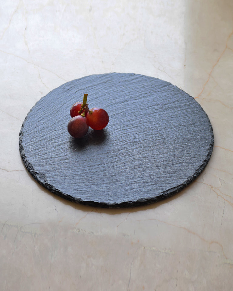 Load image into Gallery viewer, Natural Slate Round Platter