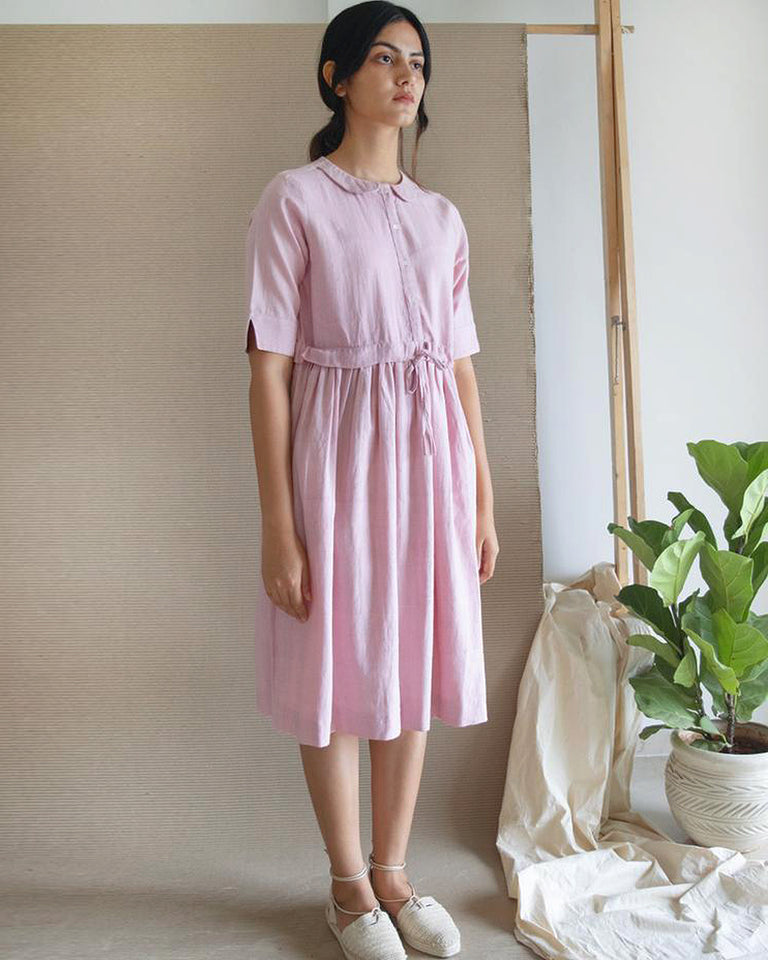 Load image into Gallery viewer, Pink Peter Pan Dress