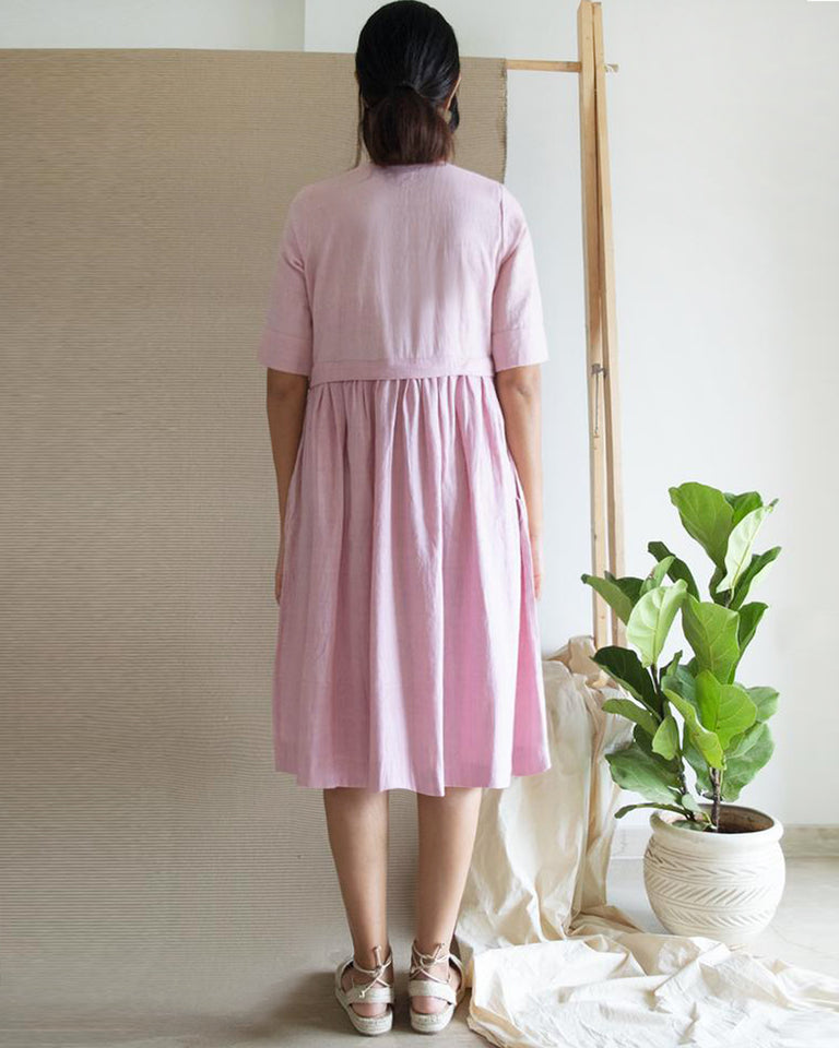 Load image into Gallery viewer, Pink Peter Pan Dress