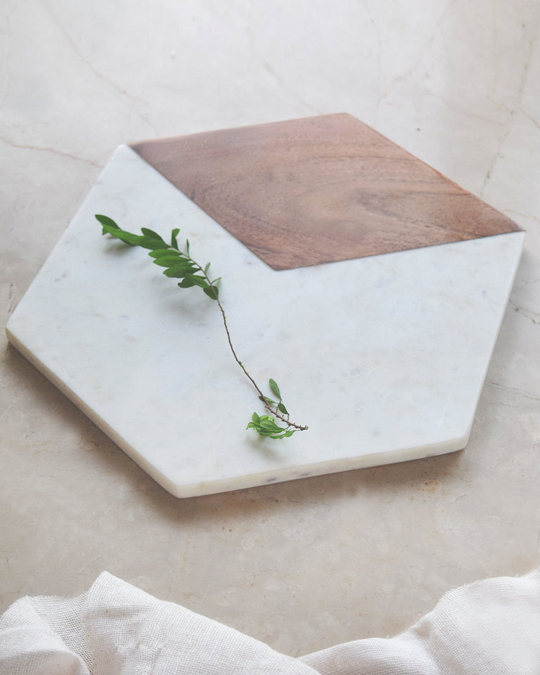Load image into Gallery viewer, Modern Wooden Marble Cheese/Board