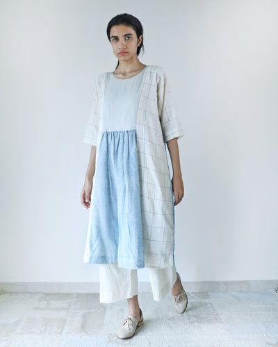 Ivory Doodle Dress - Organic Cotton